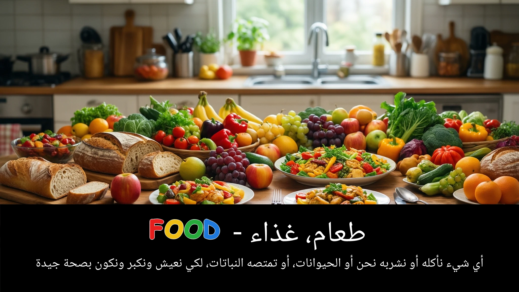 Arabic Illustration for food